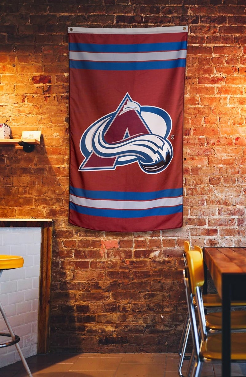 Calhoun NHL Officially Licensed Indoor Team Logo Wall Banner - Colorado Avalanche (30" by 50") - Image 2